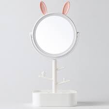 Bunny Makeup Mirror With Light Apollobox
