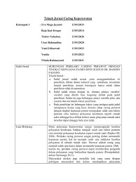 We did not find results for: Telaah Jurnal Caring Keperawatan