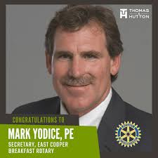Mark Yodice named Secretary of East Cooper Breakfast Rotary