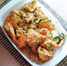 Ketam telur masin sedia untuk dihidang. Resepi Ketam Butter Telur Asin Creamy Dan Crunchy Resepi My