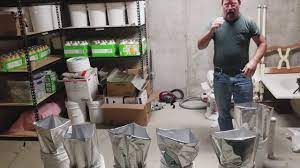Place an oxygen gas absorber in each instead of storing the beans in rice in single, large bags inside the buckets, you can purchase smaller mylar bags and store several small bags. Long Term Food Storage Rice In Mylar Bags Stored In Food Grade Buckets Youtube