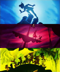 Peter Pan 1953 Second Star To The Right And Straight On Till Morning Peter Pan Disney Peter Pan And Tinkerbell Peter Pan