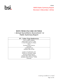 261 просмотр 10 месяцев назад. Https Www Bsigroup Com Globalassets Localfiles En My Rspo Public 20summary 20report 2017 Pt Tolan Tiga Indonesia Perlabian Pom 2nd Annual Surveillance Pdf