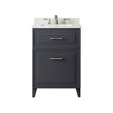 Alya bath norwalk collection 24 inch bathroom vanity is built with solid wood construction, and offers a lifetime reliability. Home Decorators Collection Lillywood 24 In W X 22 In D Bath Vanity In Dark Charcoal With Cultured Stone Vanity Top In White With White Basin Lillywood 24c T In 2021