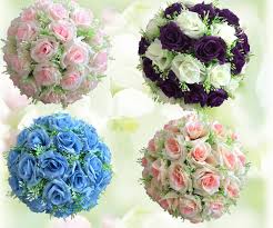 Kissing ball flowers for weddings. 6 8 17cm Silk Flower Wedding Kissing Balls Pomander Decorative Hanging Flower Ball Centerpieces Rose Wedding Decoration Ball Ball Plug Ball Decorball Hockey Balls Aliexpress