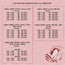 8 merk sprei terbaik yang. Spreicipadu Lullabee Shop