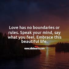 Love Has No Boundaries Or Rules Idlehearts