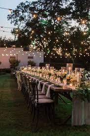 50 Romantic Backyard Outdoor Weddings Ideas Wedding Backyard Reception Backyard Wedding Wedding Reception Lighting