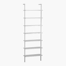Browse a wide selection of wall and display shelves for sale, including corner, floating and picture ledge designs for displaying art, photos, books and decor. Stairway White Ladder Bookcase Reviews Cb2