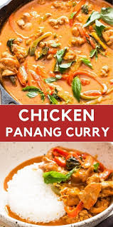 Chicken Panang Curry Recipe Is Easy To Make One Pan Weekday Dinner That Needs 30 Minutes It S Rich With Panang Curry Recipe Curry Recipes Indian Food Recipes