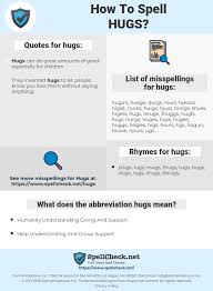 How To Spell Hugs And How To Misspell It Too Spellcheck Net