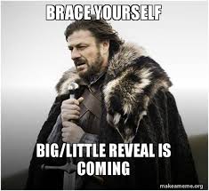 Brace Yourself Big Little Reveal Is Coming Brace Yourself Game Of Thrones Meme Make A Meme