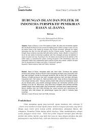 Sejak awal kebudayaan manusia, agama, dan kehidupan beragama telah menjadi fenomena tersendiri dalam mewarnai corak dan bentuk dari semua perilaku budaya. Https Media Neliti Com Media Publications 240417 Hubungan Islam Dan Politik Di Indonesia 1db62d89 Pdf