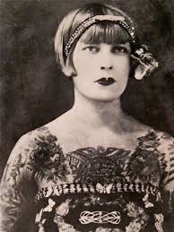 Vintage tattooed couple