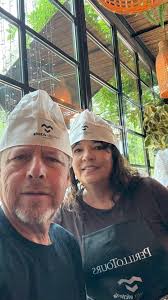 I am really having the BEST time! Look at our group! It's awesome along  with our awesome tour guide, Anna! Also, after dessert conversation,  laughs, and so much fun! Oh, and I