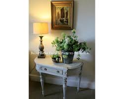 Check spelling or type a new query. Gustavian Style Demi Lune Console Table Belle Biche Interiors