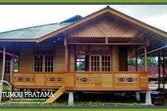 Rumah kayu minimalis ukuran 4x4. Rumah Kayu Ukuran 36 M2 6 X 6 Desain Minimalis Tipe 1 Kamar
