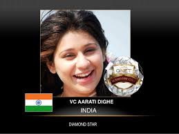 INDIA! MAKE SOME NOISE FOR AARATI DIGHE! INDIA'S FIRST DIAMOND STAR!  CONGRATULATIONS AARATI! YOU MAKE US PROUD!