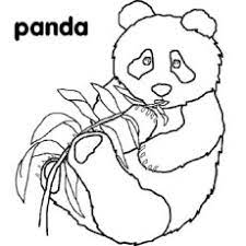 Panda finds its bamboo tree: Top 25 Free Printable Cute Panda Bear Coloring Pages Online