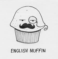 English Muffin Funny Drawings Cute Drawings Cool Drawings