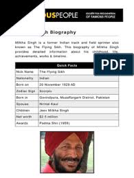 Celebsmoney and networthstatus does a good job of breaking most of it down. Milkha Singh 5334 Sports Athletics