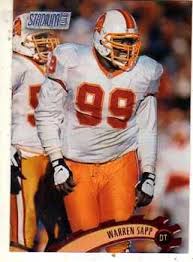 Warren Sapp Rare Football Card Warren Sapp Tampa Bay Buccaneers Logo Tampa Bay Bucs Tampa Bay Buccaneers