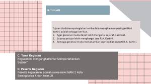 Man sabdodadi bantul ajaran 2013 / 2014. Proposal Kegiatan Perlombaan Memperingati Hari Kartini Youtube
