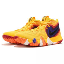 Original Fashion Brand Nik Kyrie 4 Ep 70s Uncle Drew Decades Pack Yellow Basketball Shoes Sneakers
