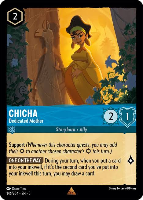 Chicha - Dedicated Mother 146/204 » Disney Lorcana Card Details + Review »  Lorcana Player