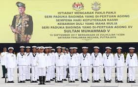Agong birthday cake from our pastry kitchen, hotel istana. Smooth Rehearsal For Trooping Of The Colours