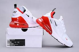 Nike Air Max 270 Flyknit White University Red Bv2523 100 Women S Men S Casual Shoes Nike Air Max Air Max 270 Nike Air