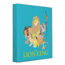 The Lion King Title Characters 3 Ring Binder Zazzle Com In 2020 Lion King Lion King Movie Disney Lion King