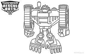 Boulder Rescue Bot Coloring Page Blata
