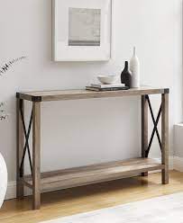 Metal X Entry Table In 2021 Farmhouse Console Table Farmhouse Entry Table Saracina Home