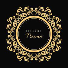 Decorative Stylish Background With A Vintage Frame Frame Vintage Frames Png And Vector With Transparent Background For Free Download Vintage Frames Vector Vintage Frames Frame