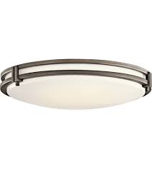 Bronze flush mount ceiling light led. Kichler 10788ozled Avon Led 24 Inch Olde Bronze Flush Mount Light Ceiling Light