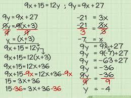 This substitution method starts out by solving for x (or any other variable) in one of. 3 Ways To Solve Equations With Variables On Both Sides Wikihow