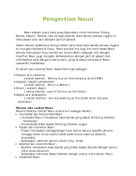 Since merupakan kata keterangan waktu yang penempatannya di awal maupun di akhir kalimat. Doc Pengertian Noun Agus Riyanto Academia Edu