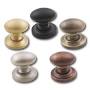Profile Picture of Alexander Solid Brass Cabinet Knob with Base - Vent Covers Unlimitedon Google
