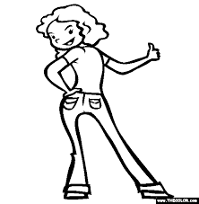 To clarify the list of pictures that you see: Jeans Coloring Page Free Jeans Online Coloring
