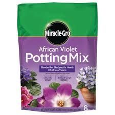 It refers to the color of any different single wavelength of light on the short wavelength end of the visible spectrum, between approximately 380 and 450 nanometers, whereas purple is the color of various combinations of red, blue, and violet light, some of which humans perceive as similar to violet. Miracle Gro 8 Qt African Violet Potting Soil Mix 72678430 The Home Depot