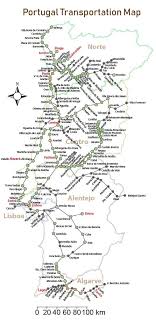 Portugal is one of nearly 200 countries illustrated on our blue ocean laminated map of the world. Portugal Transportation Map Wandering Portugal