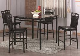 Perfect for intimate conversations, this. Black Counter Height Table 4 Chairs Bob S Discount House