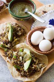 Embracing my mexican heritage and sharing all the wonderful flavors, colors and foods i grew up with. Machacado Breakfast Tacos Sweet Life