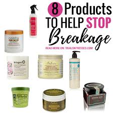 8 Products To Help Stop Breakage Millennial In Debt Natural Hair Styles Hair Breakage Stop Hair Breakage