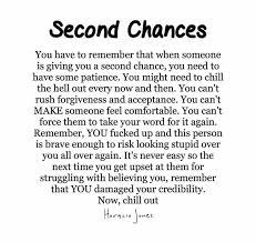 Second Chances Source By Jillabean25 Chance Quotes Second Chance Relationship Quotes Betrayal Quotes
