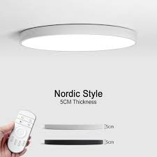 Led Modern Ceiling Lights Ceiling Lamp With Remote Control Dimmable Acrylic Corlor Change Decorat Modern Ceiling Light Modern Led Ceiling Lights Ceiling Lights