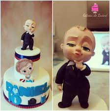 Boss Baby Cartoon Birthday Cake For Baby Boy 1 Year Yeah I Am Baby Boss By Gateau De Lucine Boss Baby Baby Boy 1st Birthday Baby Cake