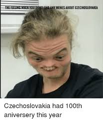 The FEELING WHEN YOU DON'T FIND ANY MEMES ABOUT CZECHOSLOVAKIA ...