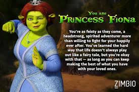 Which Shrek Character Are You Princess Fiona Shrek Character Shrek